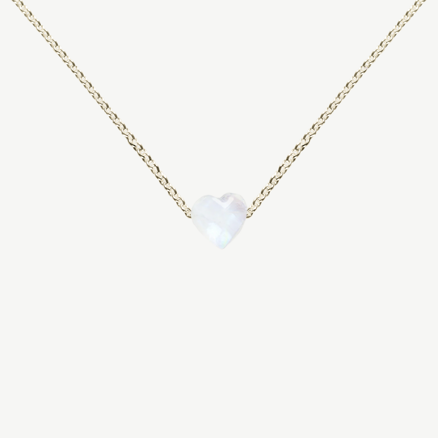 Heart Moonstone Necklace