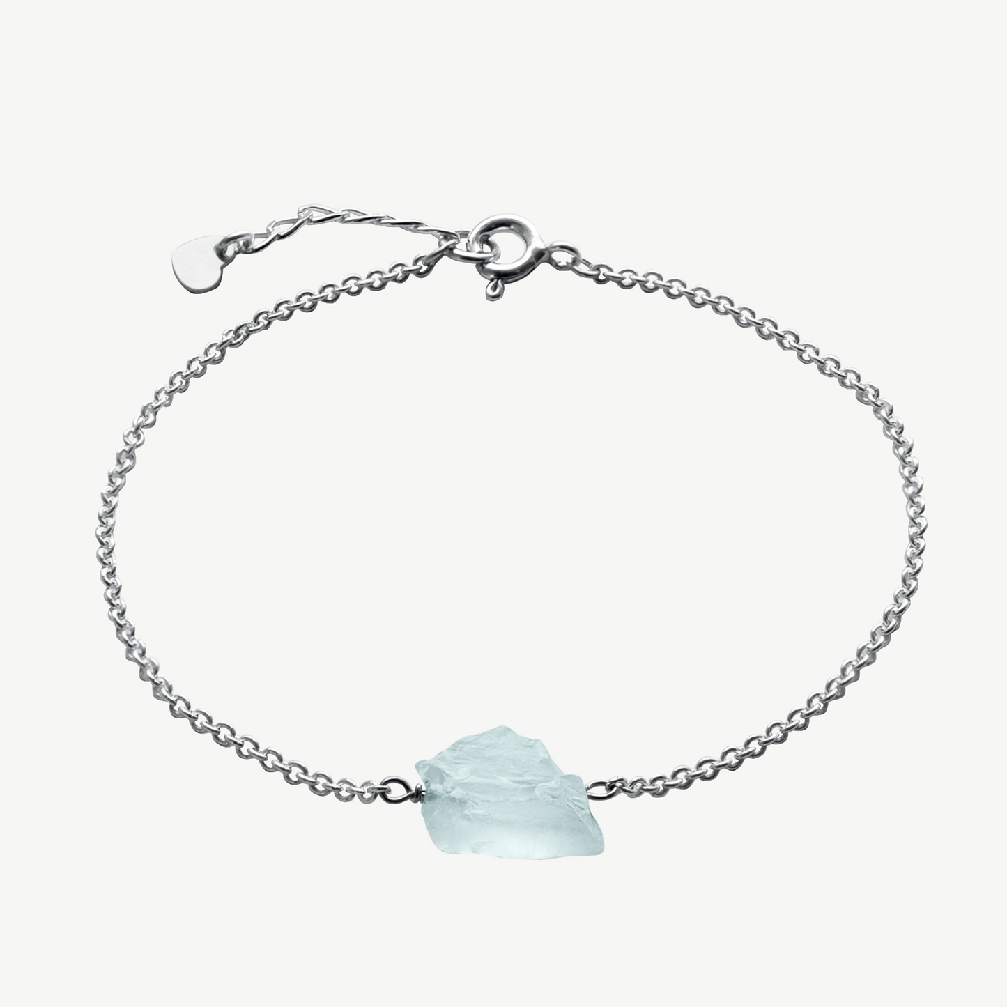 Raw Aquamarine Bracelet