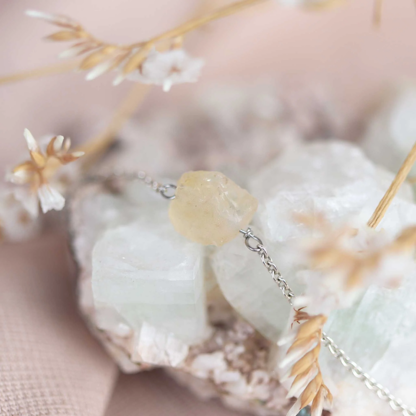 Raw Citrine Bracelet