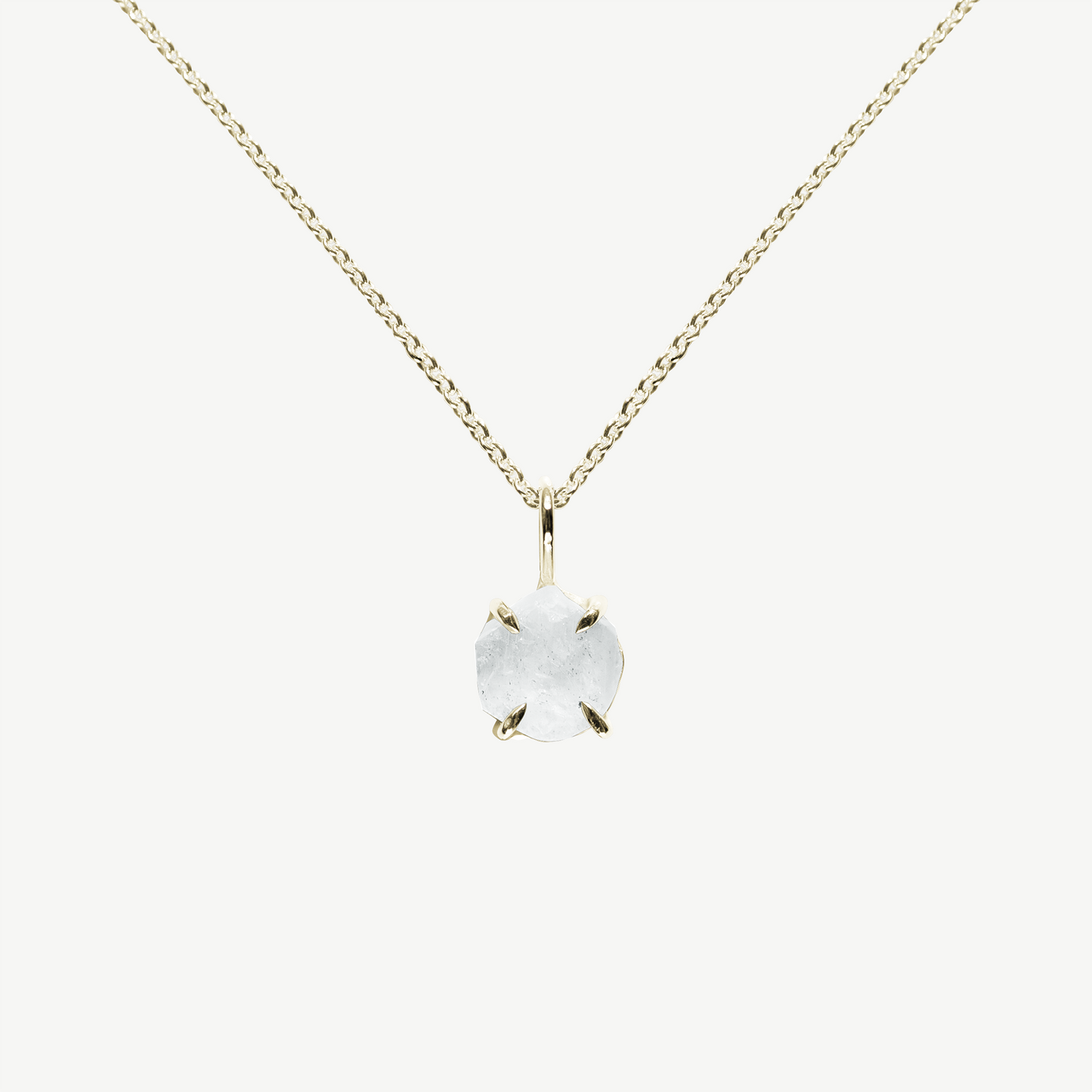 Raw Moonstone Necklace