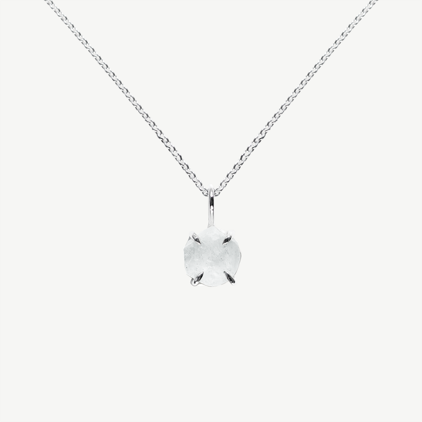 Raw Moonstone Necklace