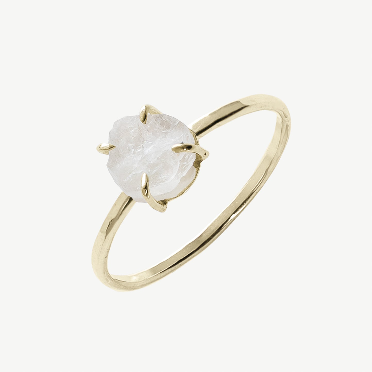 Raw Moonstone Ring