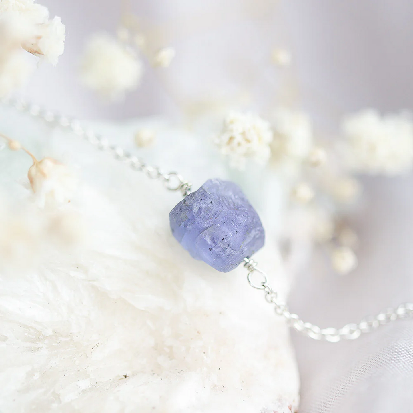 Raw Tanzanite Bracelet