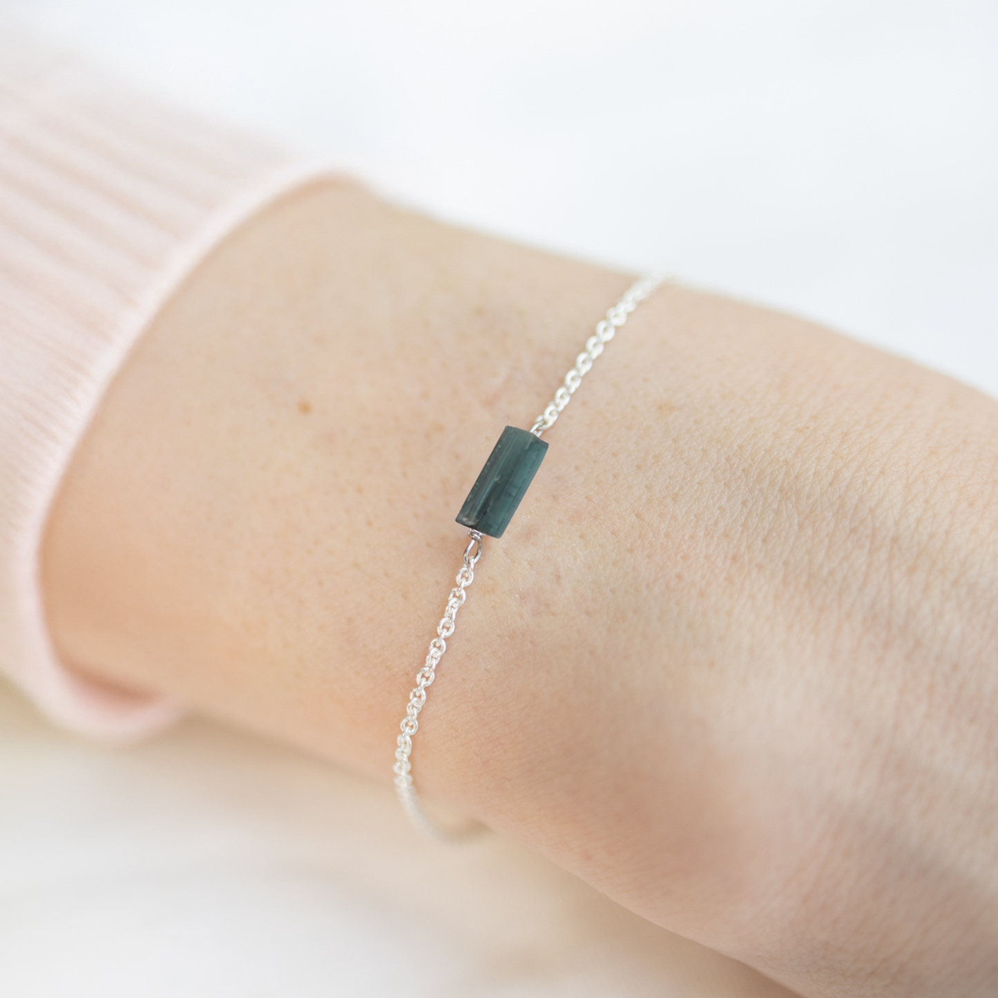 Raw Tourmaline Bracelet
