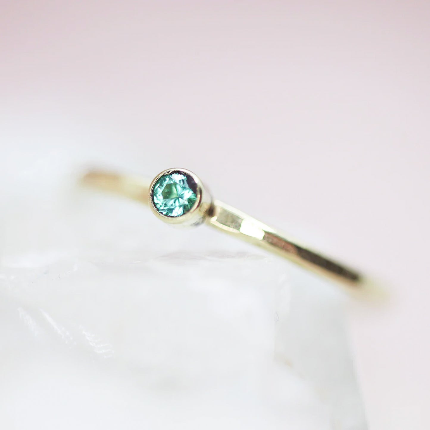 Round Emerald Ring