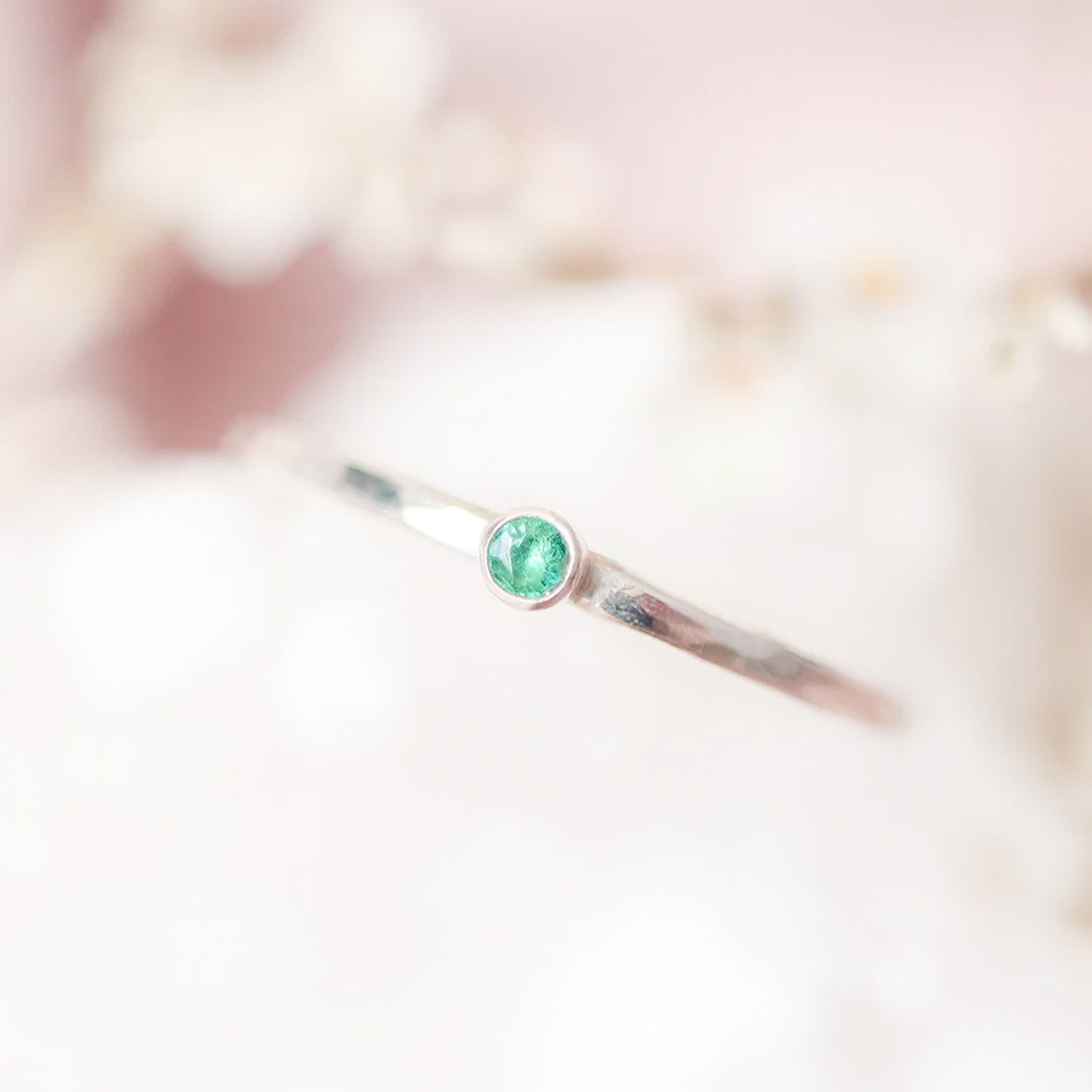Round Emerald Ring