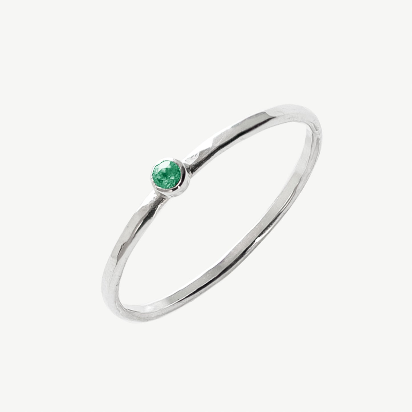 Round Emerald Ring