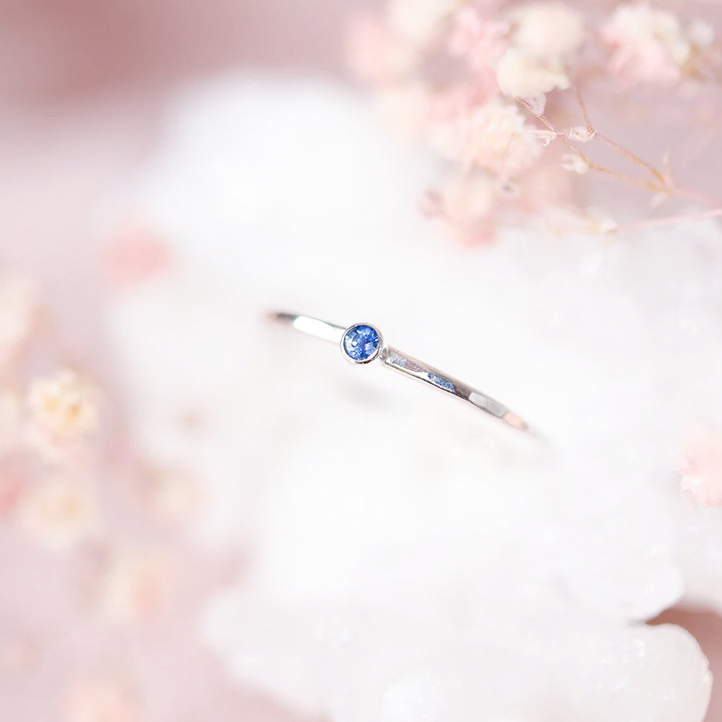 Round Sapphire Ring