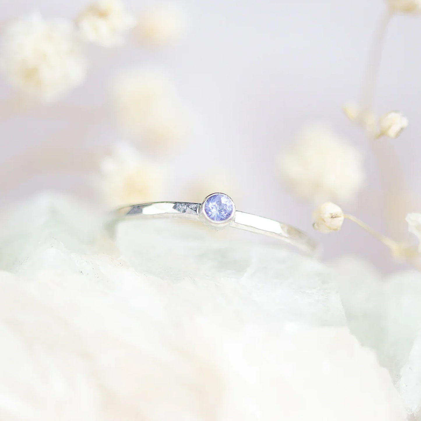 Round Tanzanite Ring