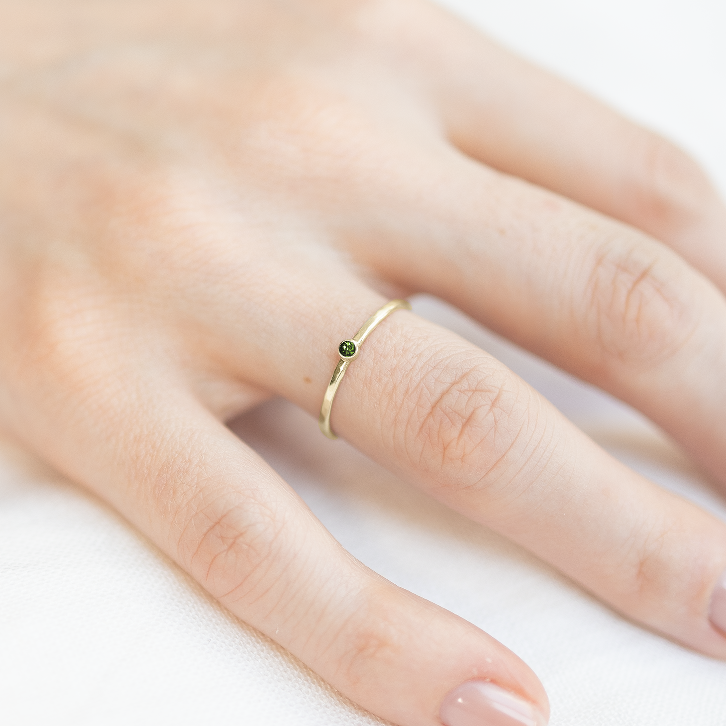 Round Tourmaline Ring