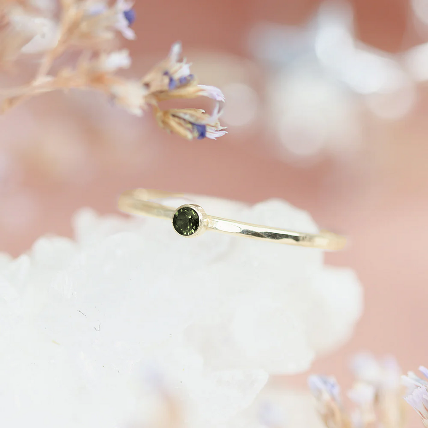 Round Tourmaline Ring