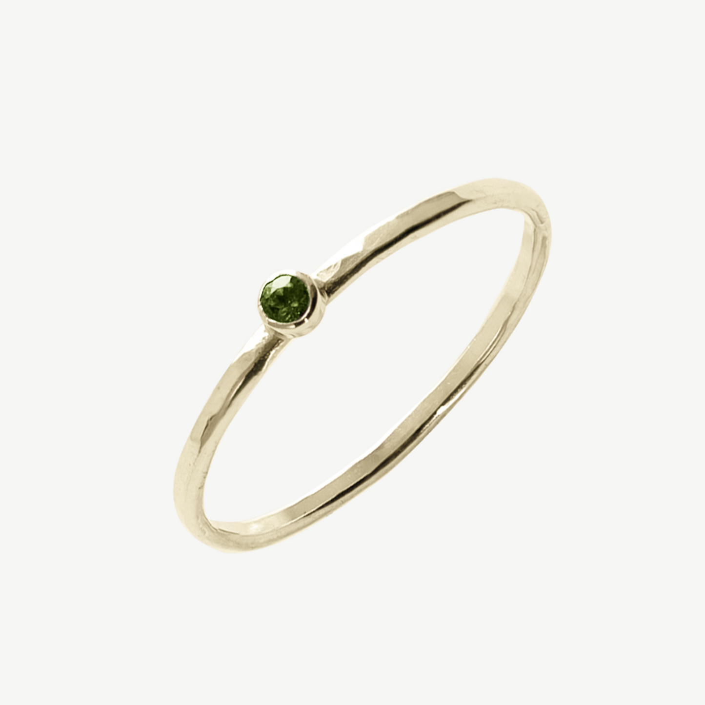 Round Tourmaline Ring
