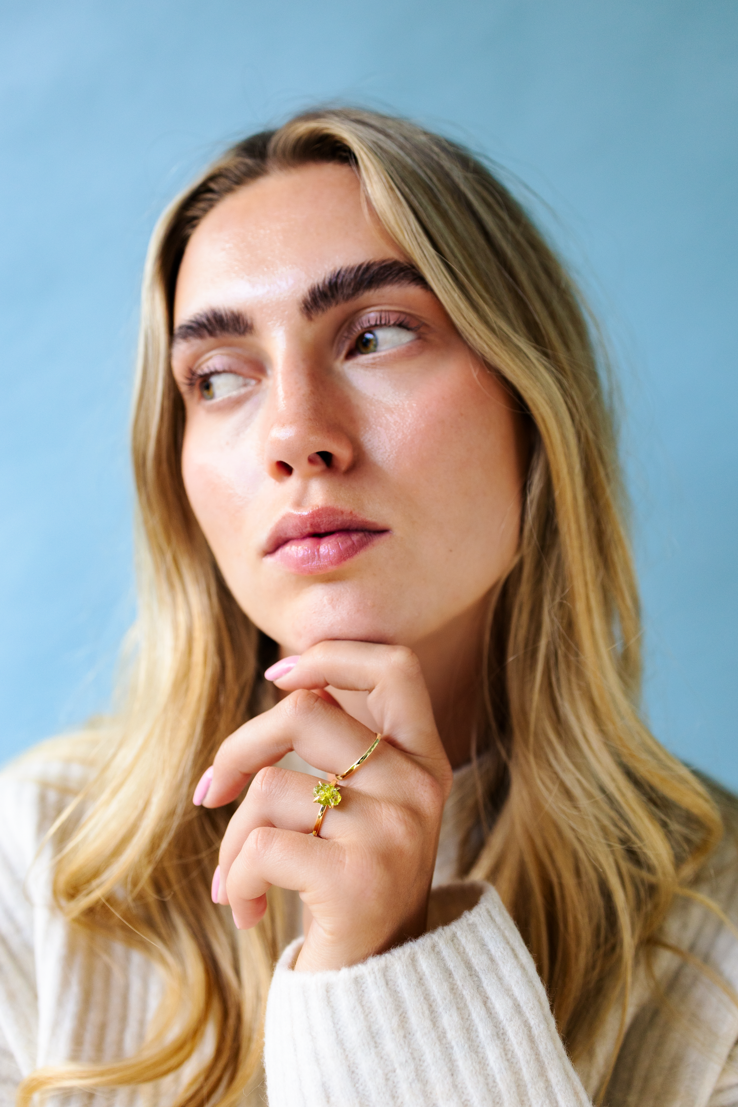 ISH Jewellery Golden Ring Peridot