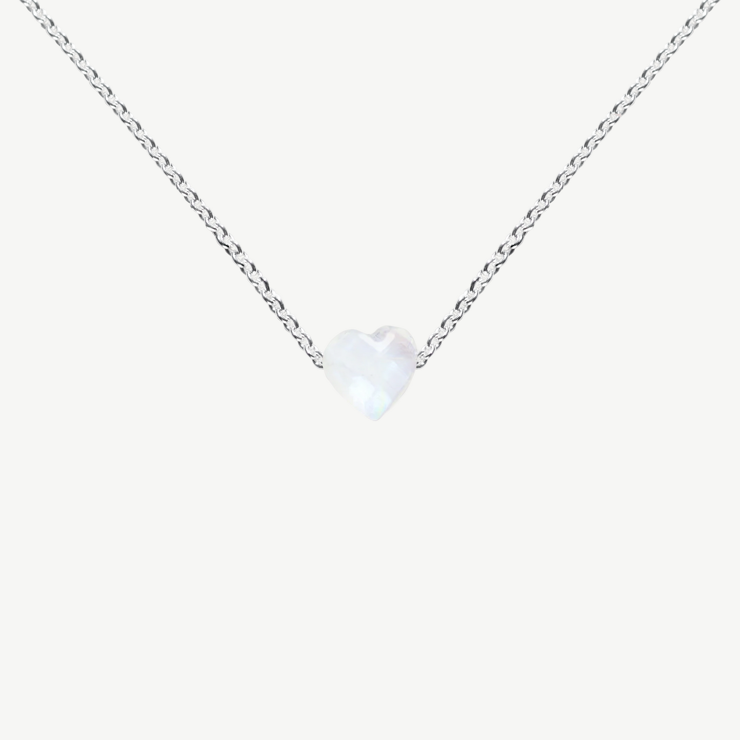 Heart Moonstone Necklace