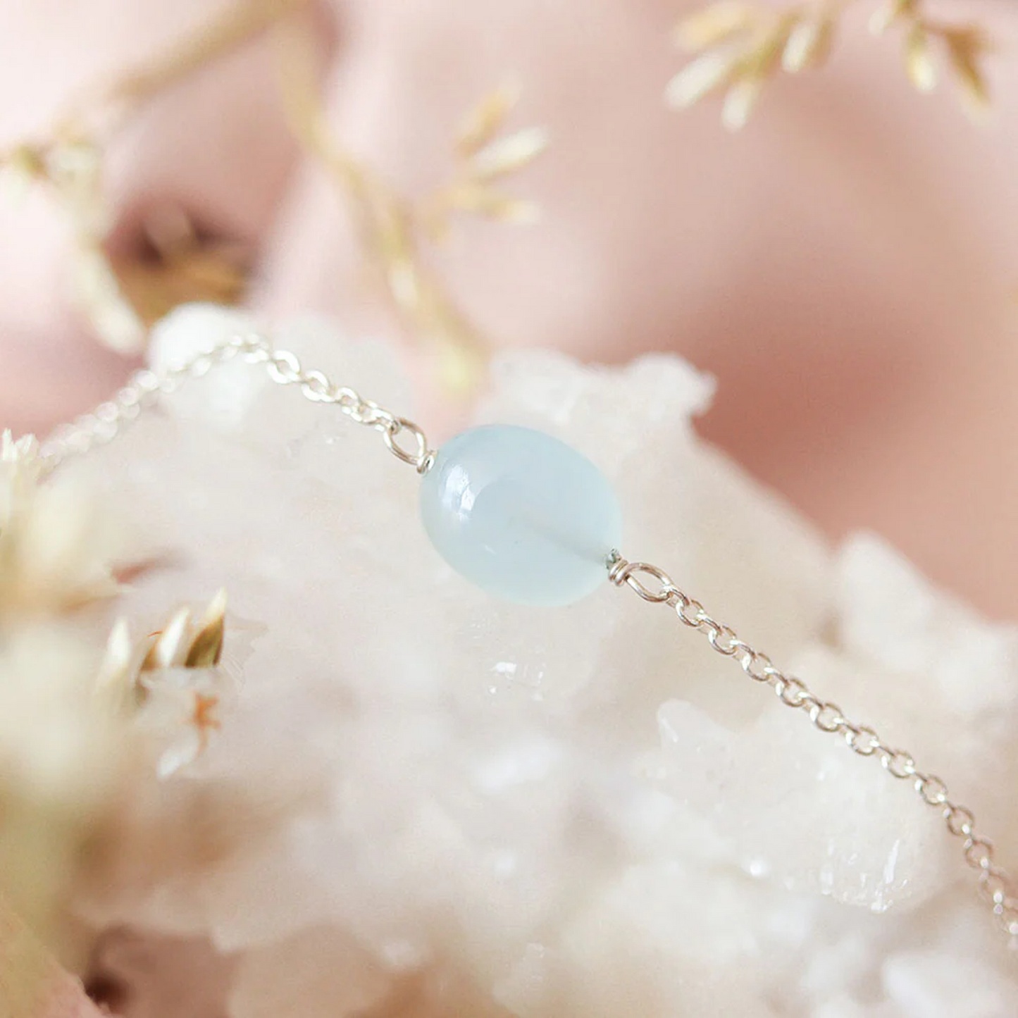 Oval Aquamarine Bracelet