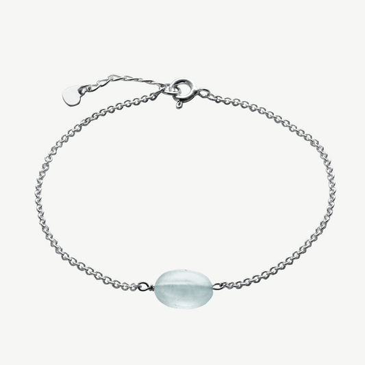 Oval Aquamarine Bracelet