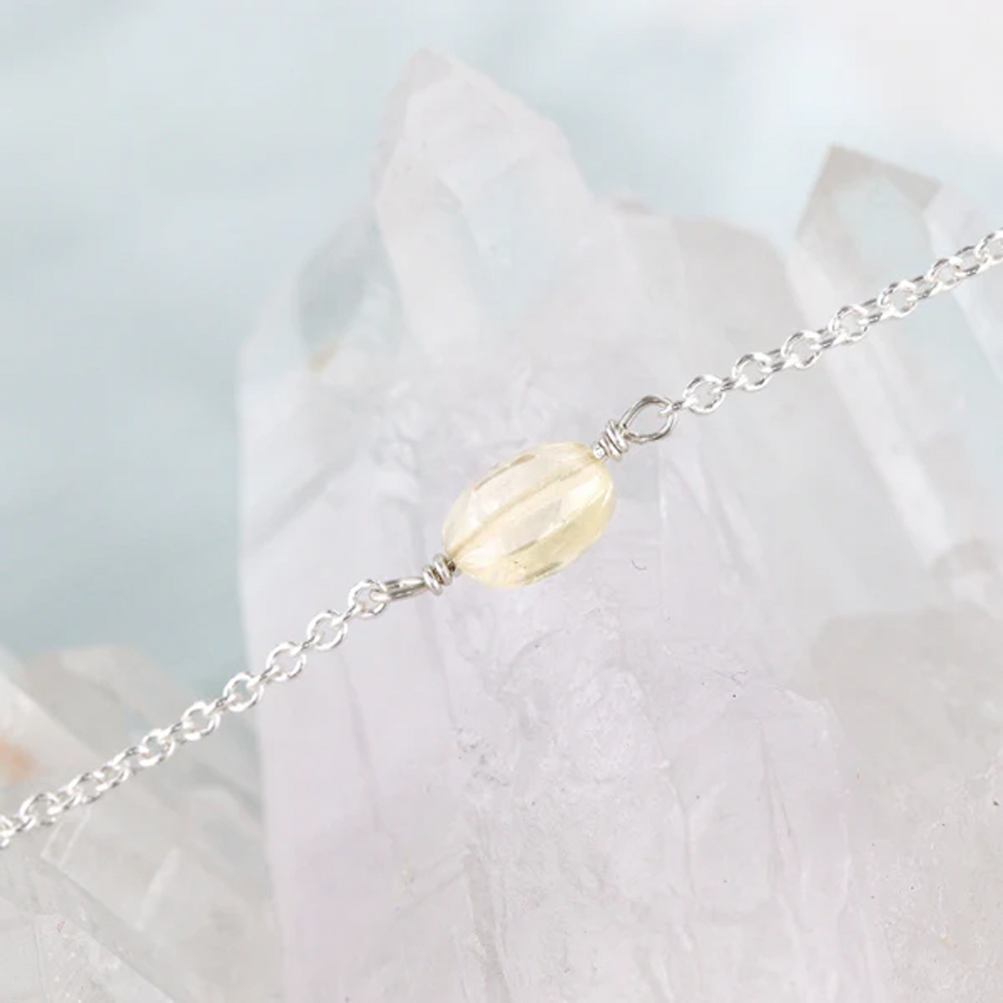 Oval Citrine Bracelet