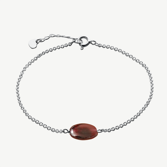 Oval Garnet Bracelet