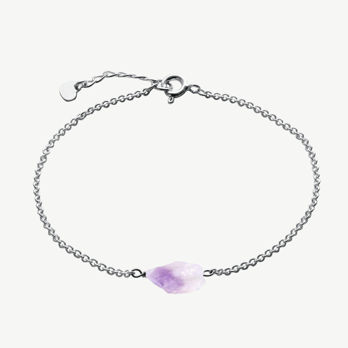 Raw Amethyst Bracelet