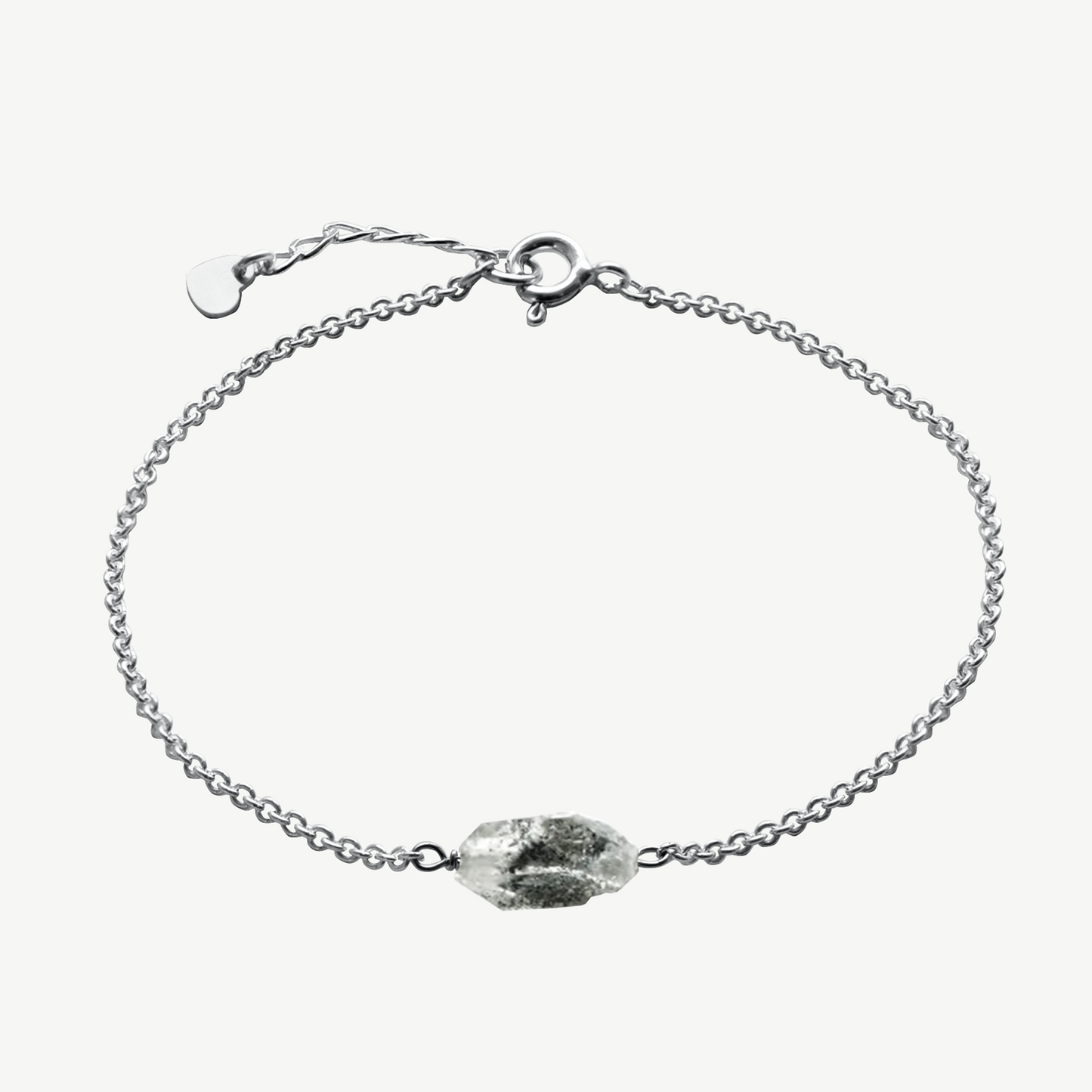 Raw Herkimer Diamond Bracelet