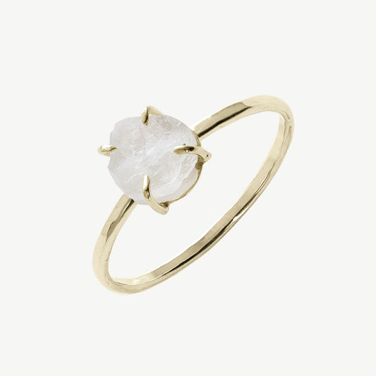 Raw Moonstone Ring