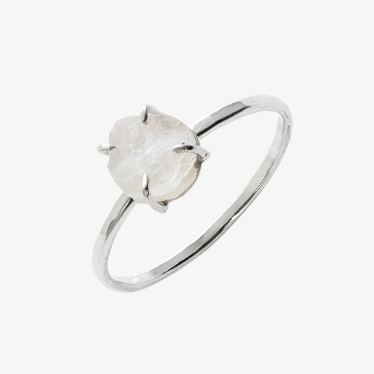 Raw Moonstone Ring