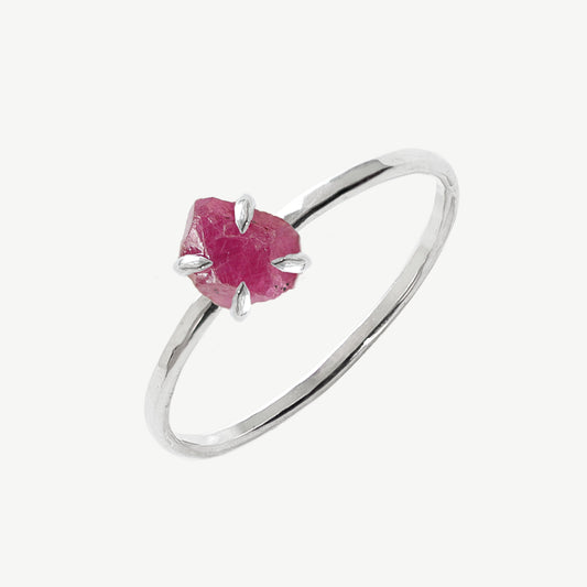 Raw Ruby Ring