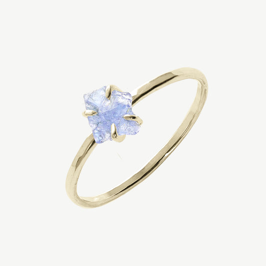 Raw Tanzanite Ring
