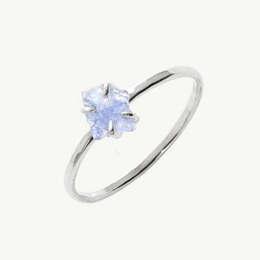 Raw Tanzanite Ring