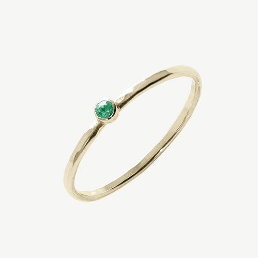Round Emerald Ring