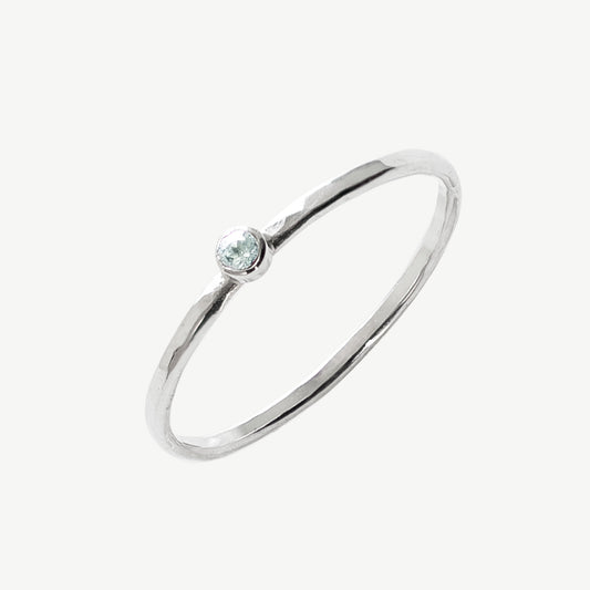 Round Moonstone Ring