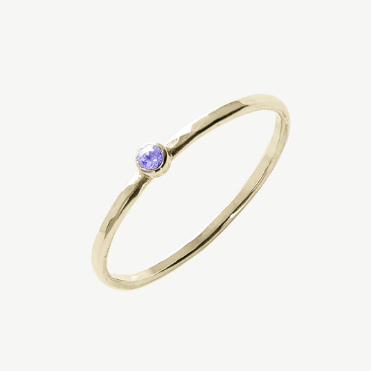 Round Tanzanite Ring
