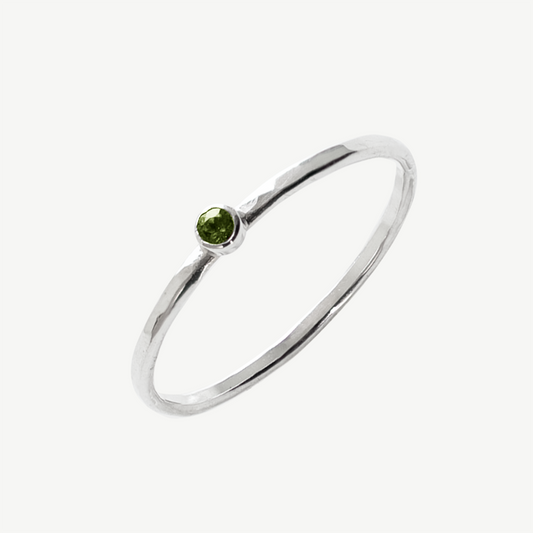 Round Tourmaline Ring
